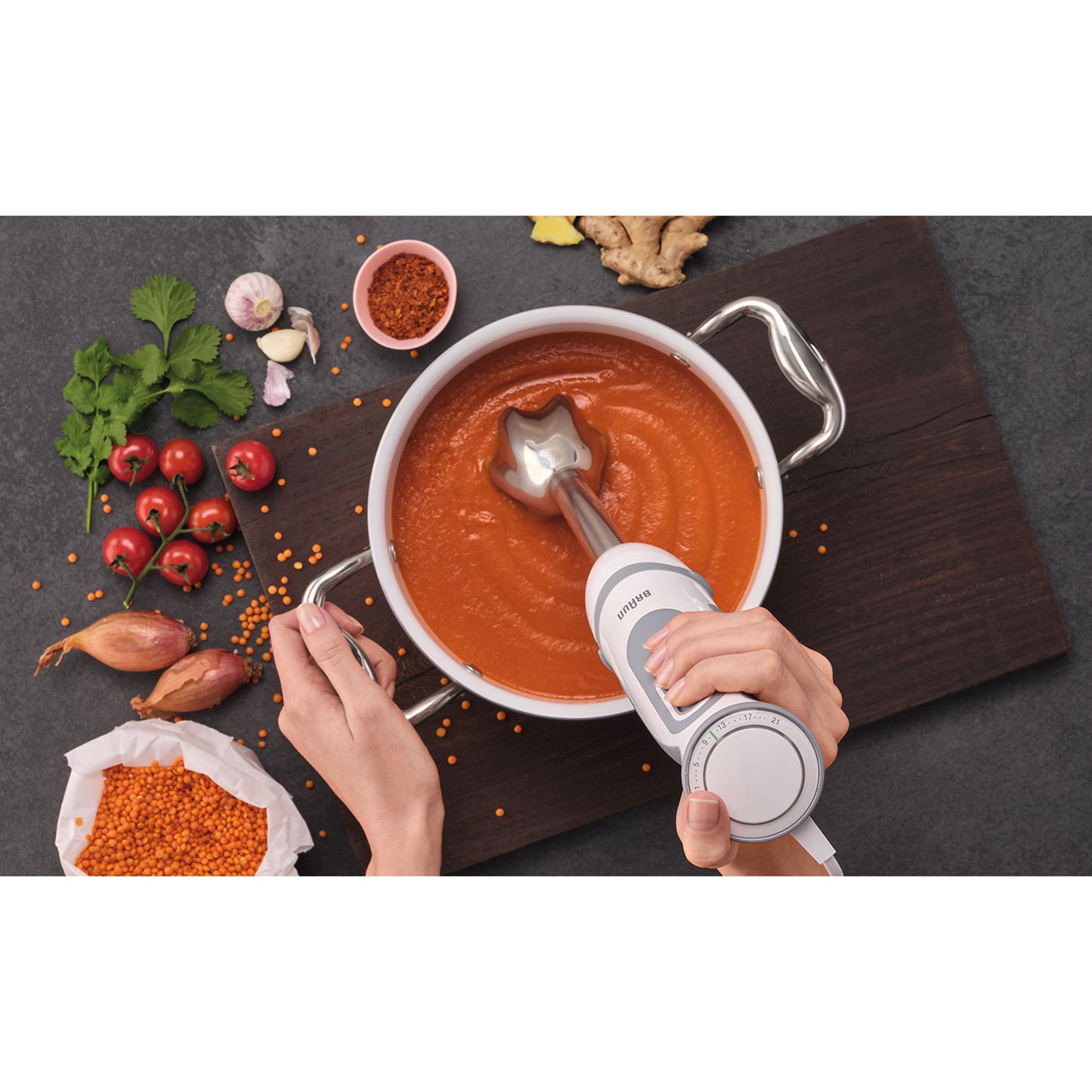 Braun MQ5237WH Stavmixer MultiQuick 5 Vario