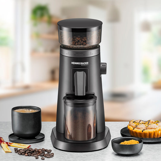 Rommelsbacher EKM 600 Premium Kaffekvarn Miljöbild framifrån