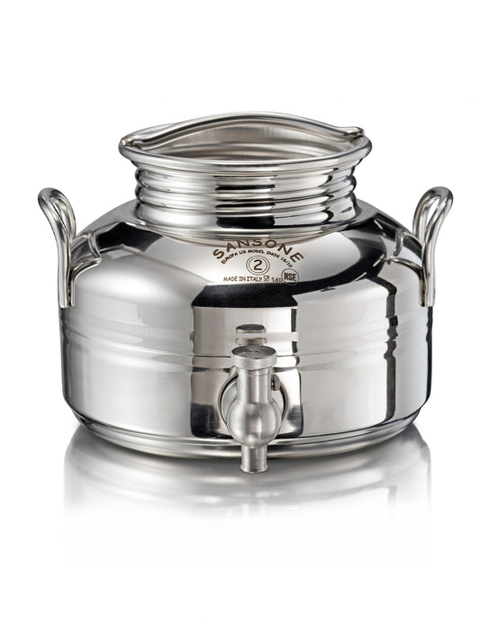 Sansone F002EU rostfri vätskebehållare 2 liter med tappkran