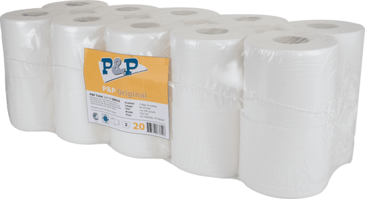 P&P Toalettpapper 20 rullar förpackning