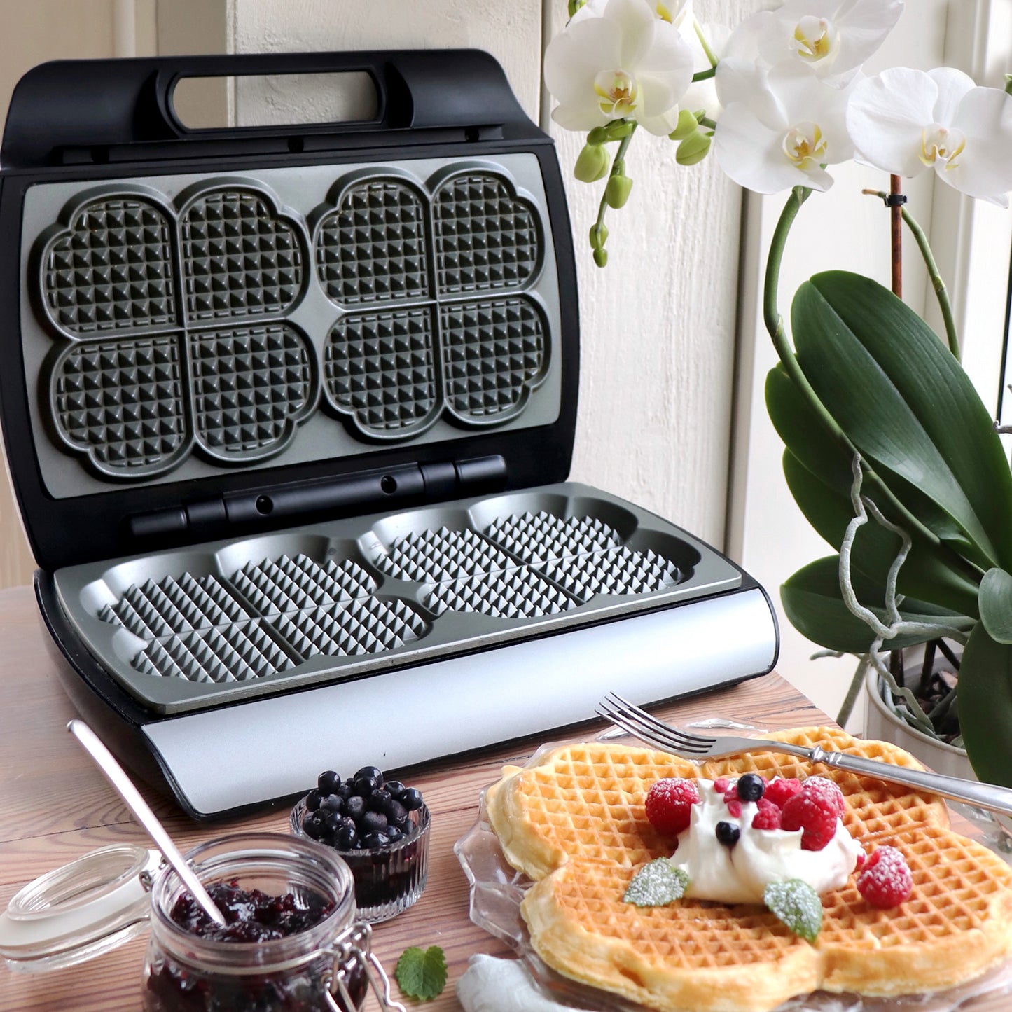 Åviken 910 Våffeljärn Dubbelt Elegance