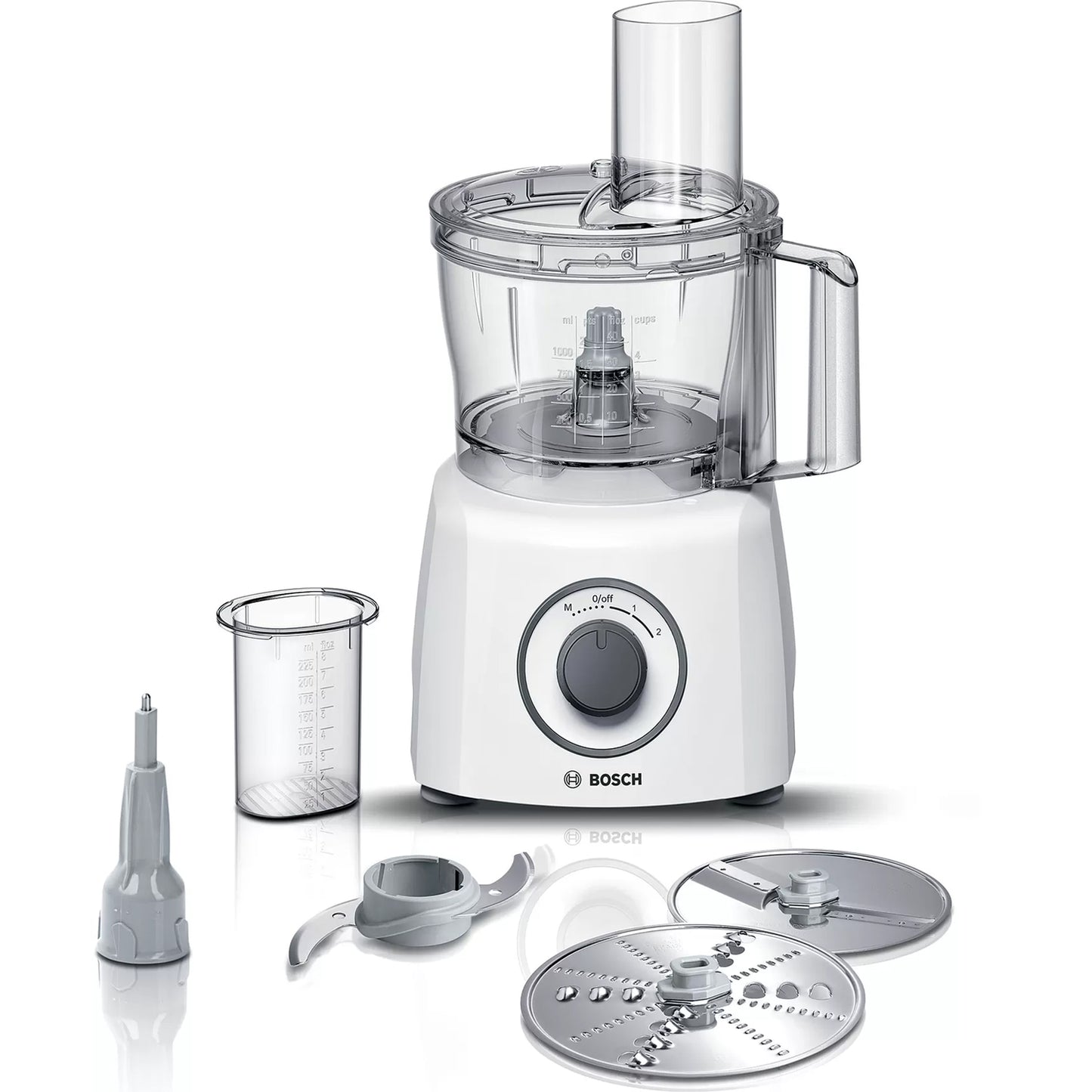 Bosch MCM3110W Matberedare 800 W, vit