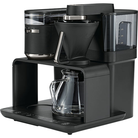 Melitta 021941 Kaffebryggare EPOS med kvarn Black/CHROME