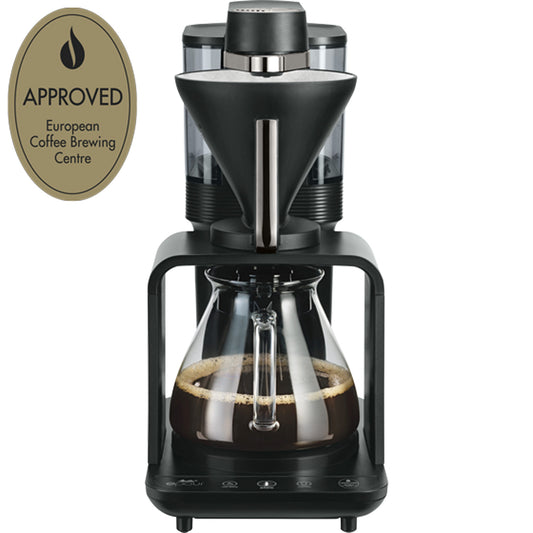 Melitta 022426 kaffebryggare EPOUR svart krom med dekal ecbc godkänd
