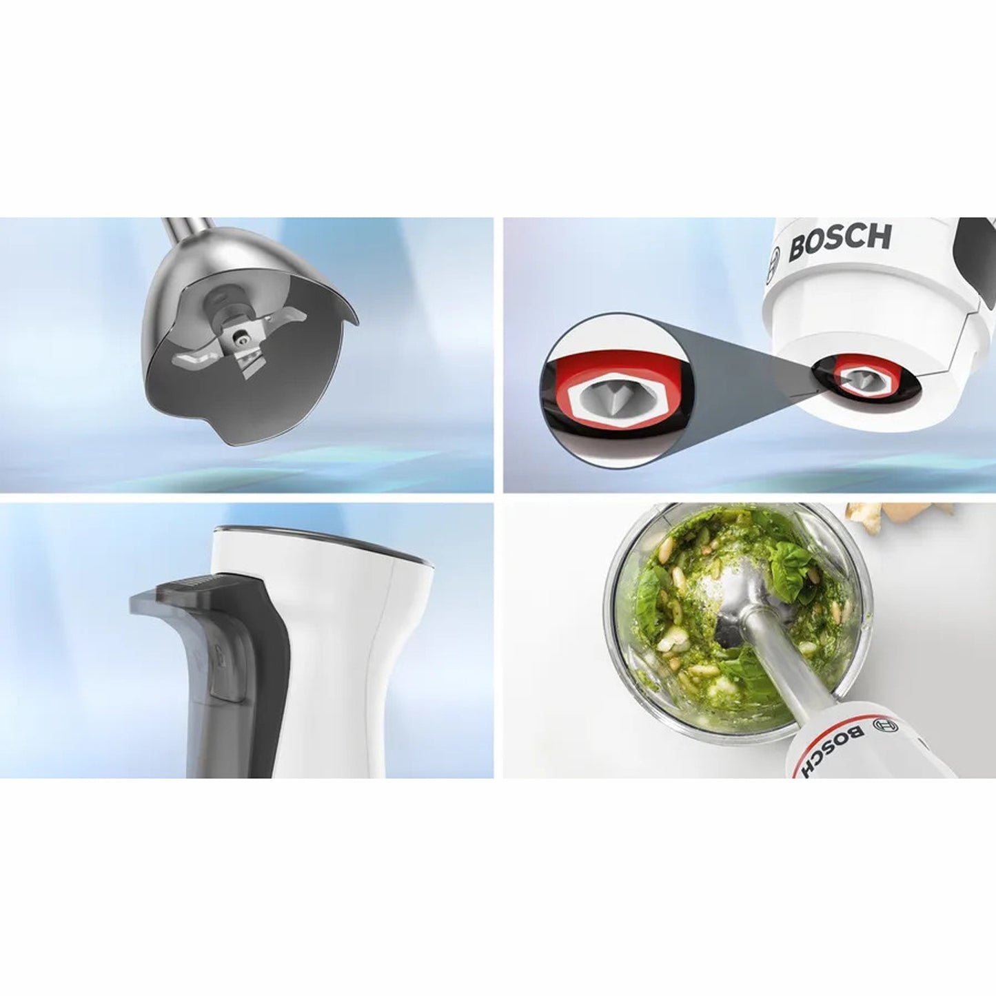 Bosch MSM4W410 Stavmixer inkl Bägare Anti Splash tec.