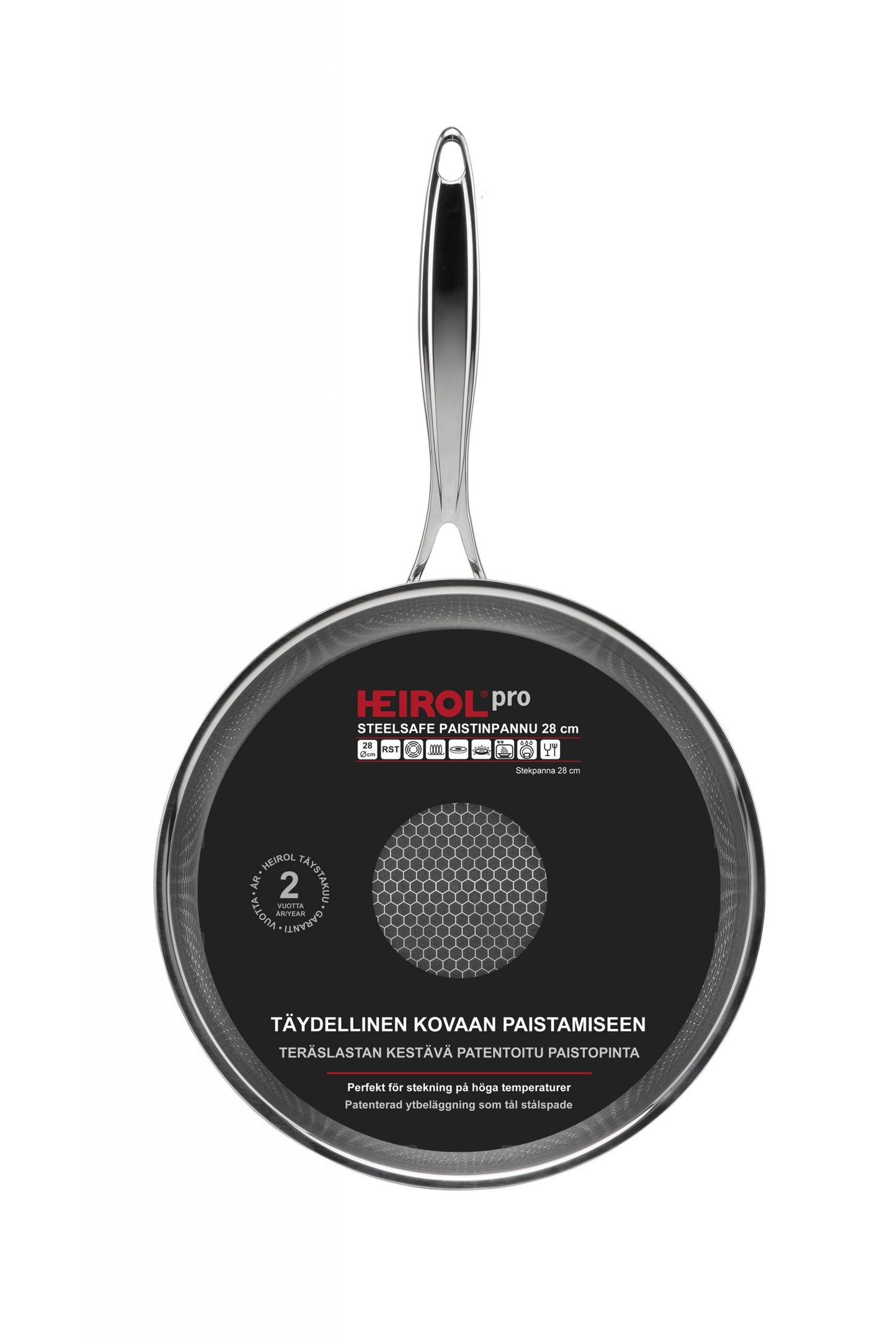 Heirol HE-81928 Steelsafe stekpanna 28 cm
