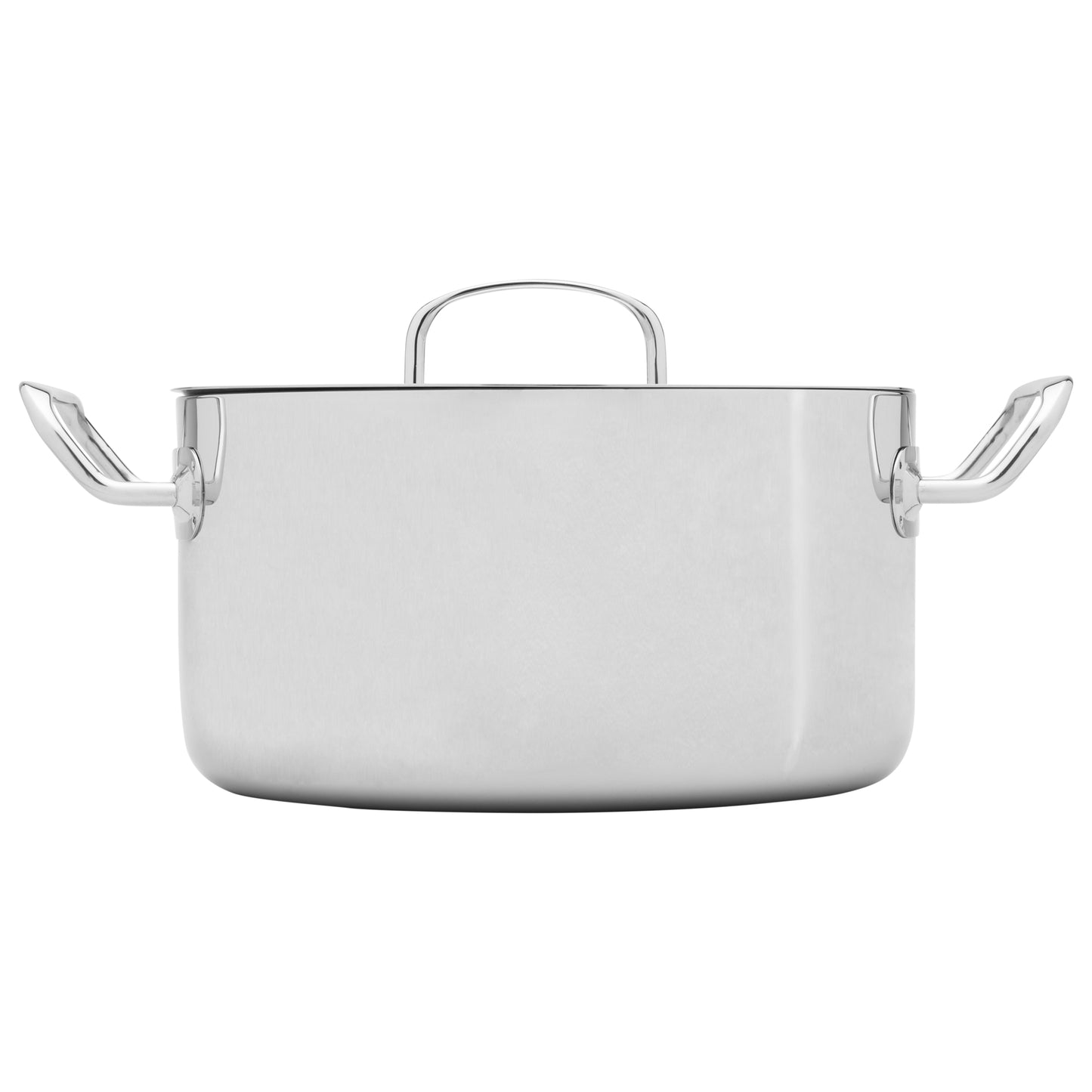 Heirol HE-87224 Gryta med Lock 24 cm, 5,5 liter Steely Classic Triply