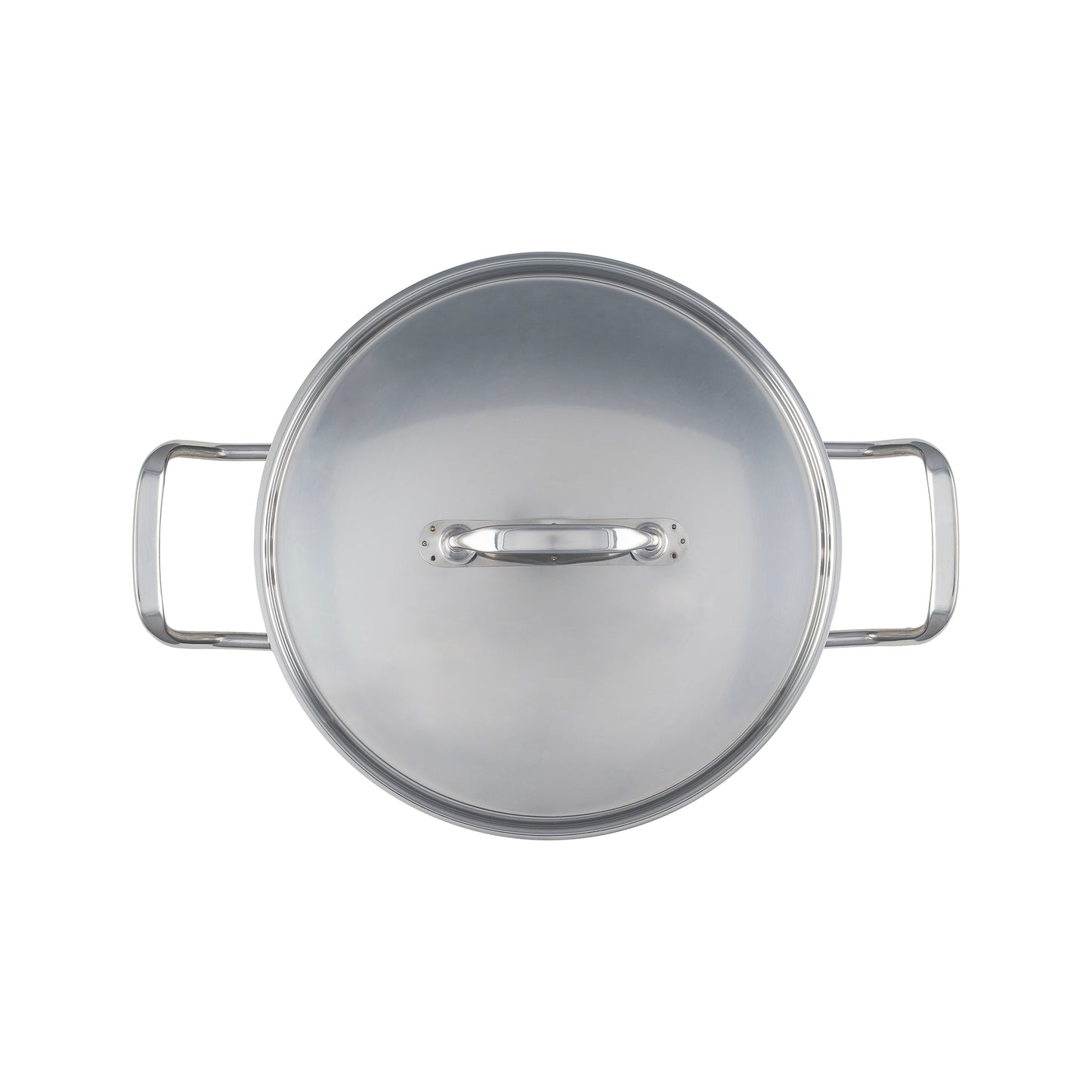 Heirol HE-87224 Gryta med Lock 24 cm, 5,5 liter Steely Classic Triply