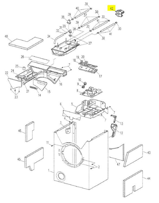 Kenny A031421-S Water valve tripple - set_vattenventil_Pos42_S1Pos42_S1