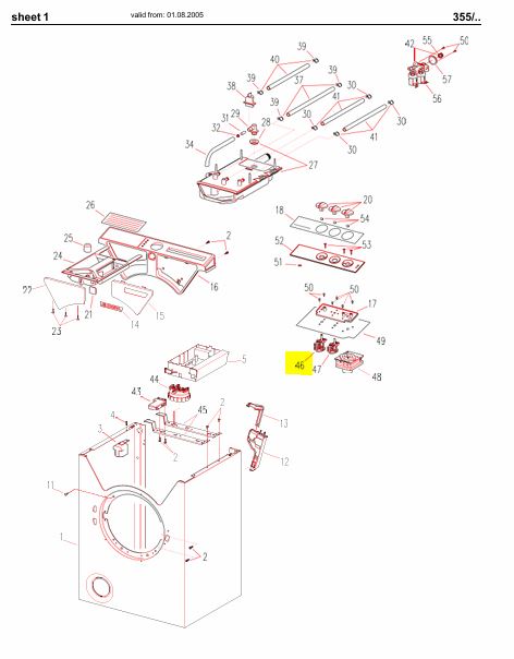 Kenny 031161 Schalter 3043/29A_strömställare_Pos46_S1
