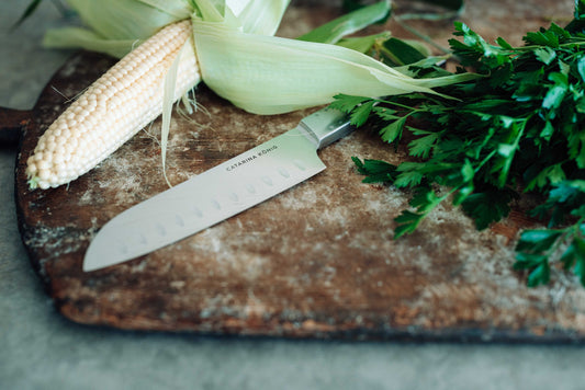 Catarina König 1203 Strawberry Japansk Kockkniv 30CM i giftbox