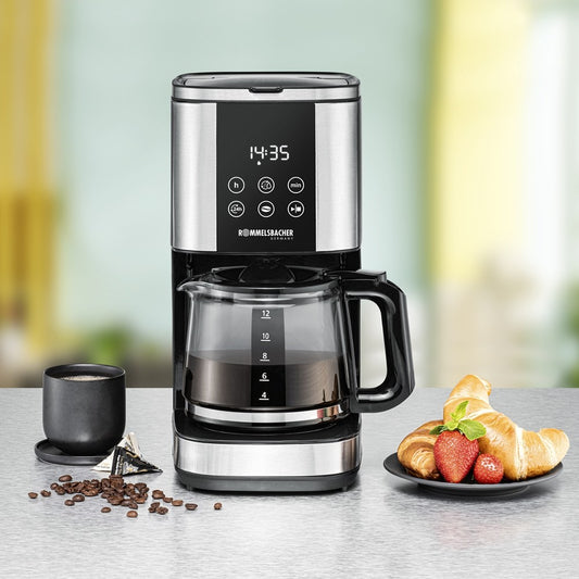 Rommelsbacher FKM 1000 Sunny Kaffebryggare med timer Rostfritt Miljö