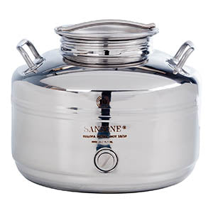 Sansone F015EU rostfri vätskebehållare 15 liter med tappkran