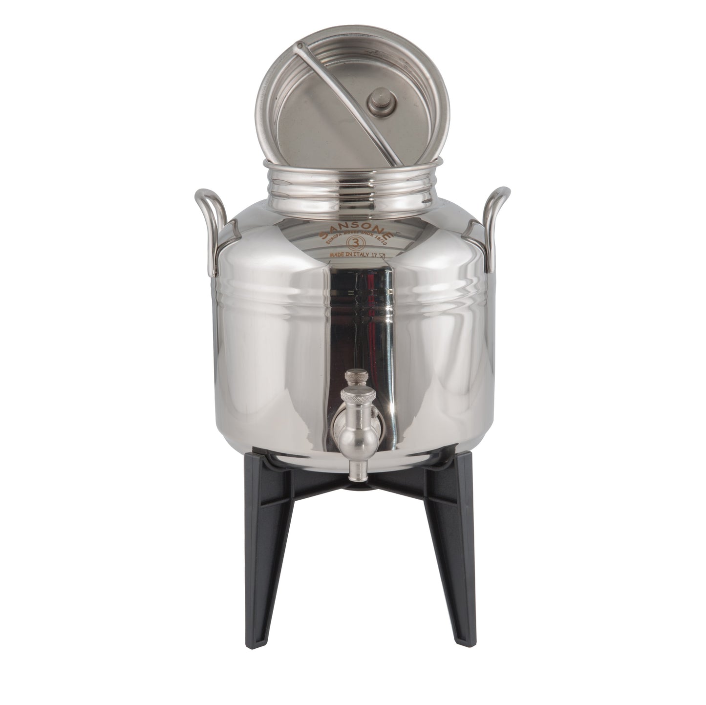 Sansone F003EU rostfri vätskebehållare 3 liter med tappkran