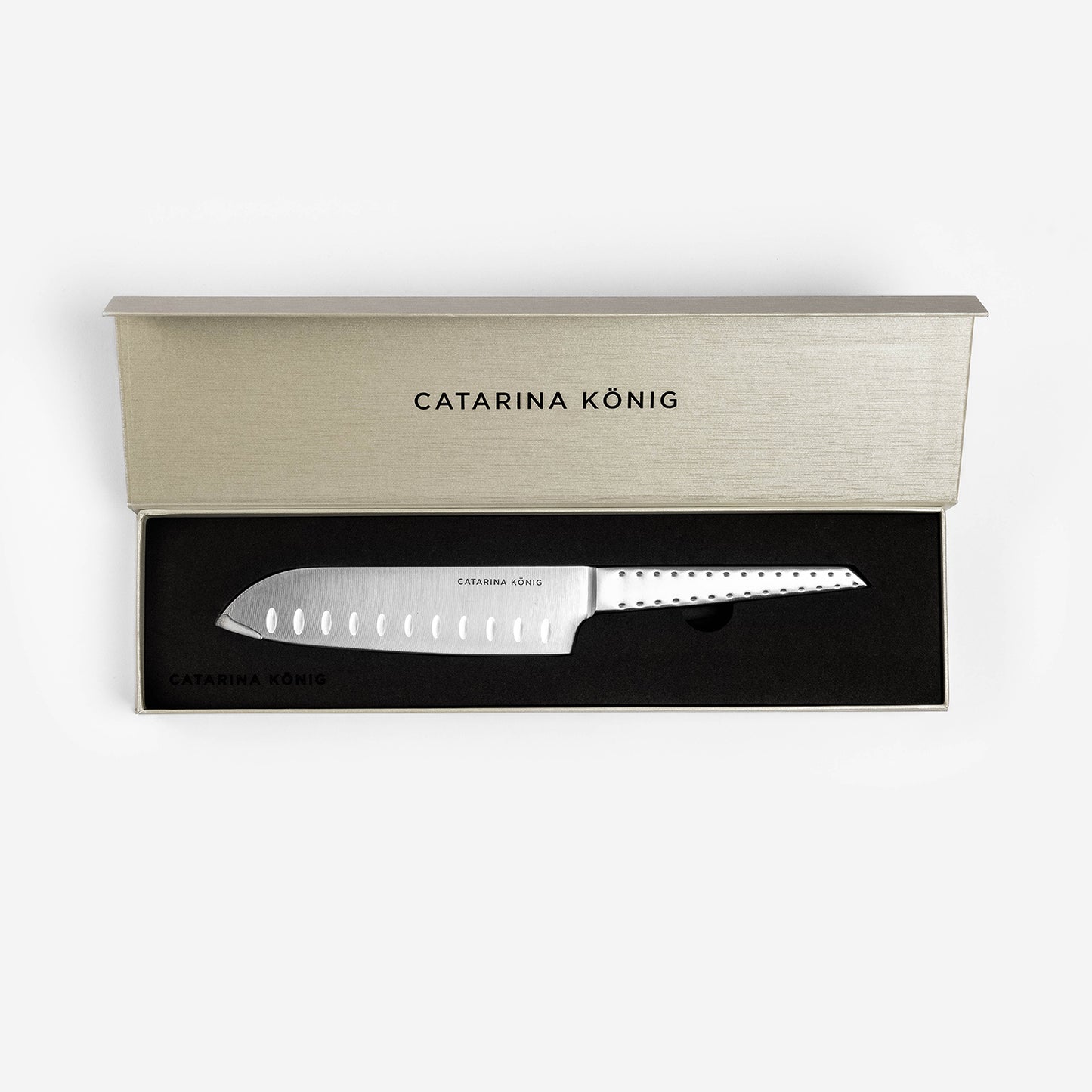 Catarina König 1203 Strawberry Japansk Kockkniv 30CM i giftbox