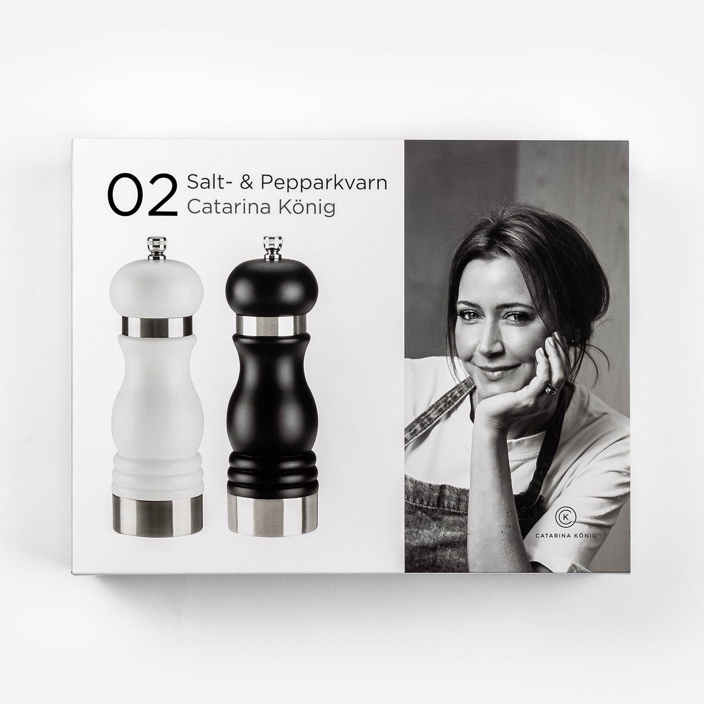 Catarina König 1207 Salt och Pepparkvarn 18cm 2-delar i giftbox