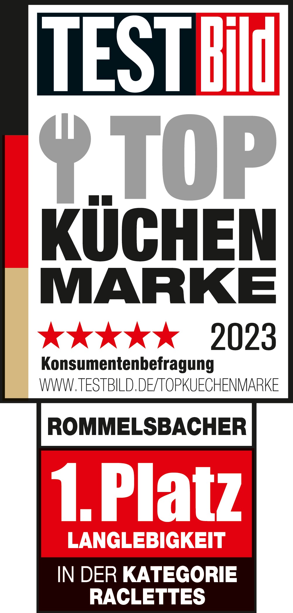 Tysk utmärkelse Rommelsbacher RC 1400 Raclettegrill