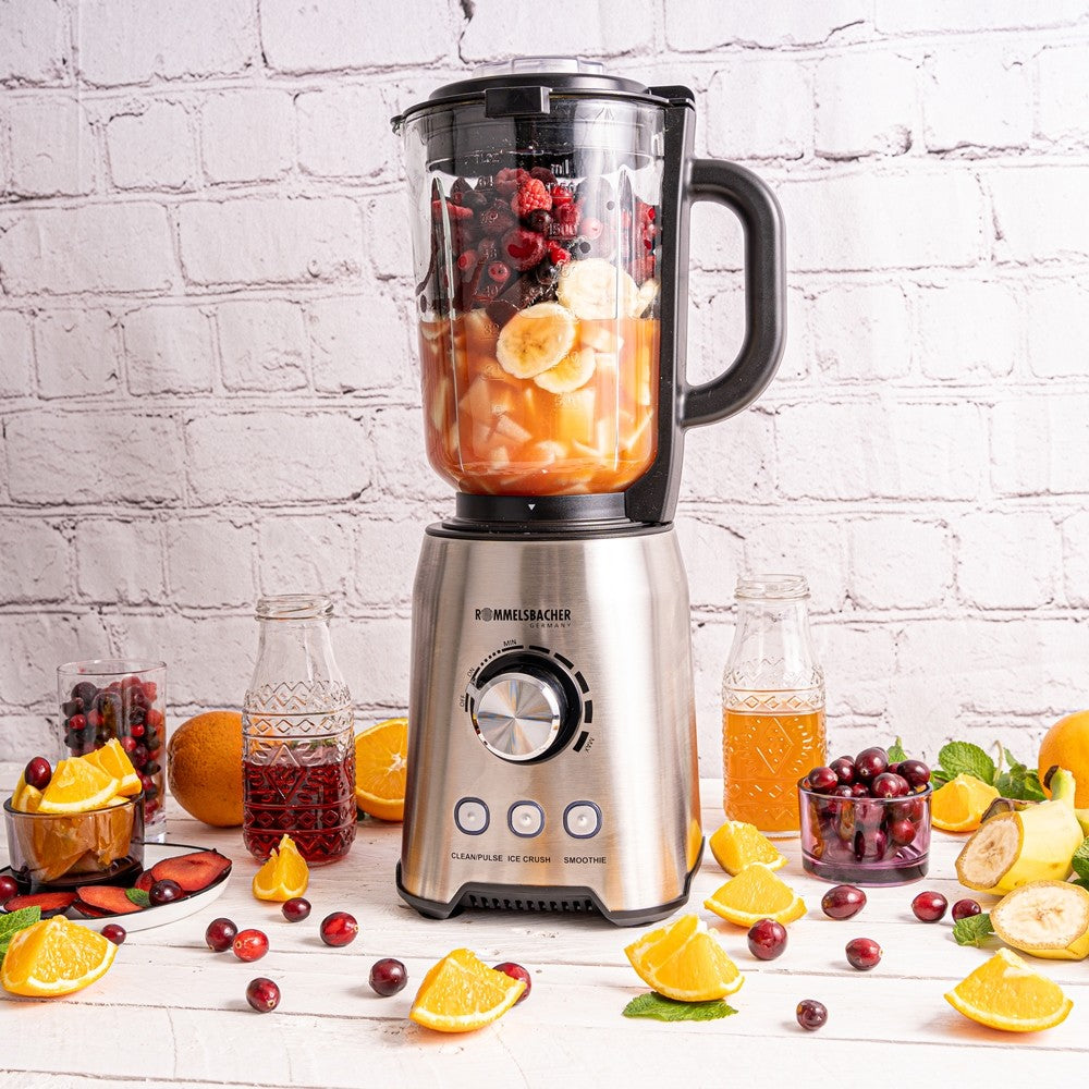 Rommelsbacher MX 1250 Blender Med livsmedel i kannan