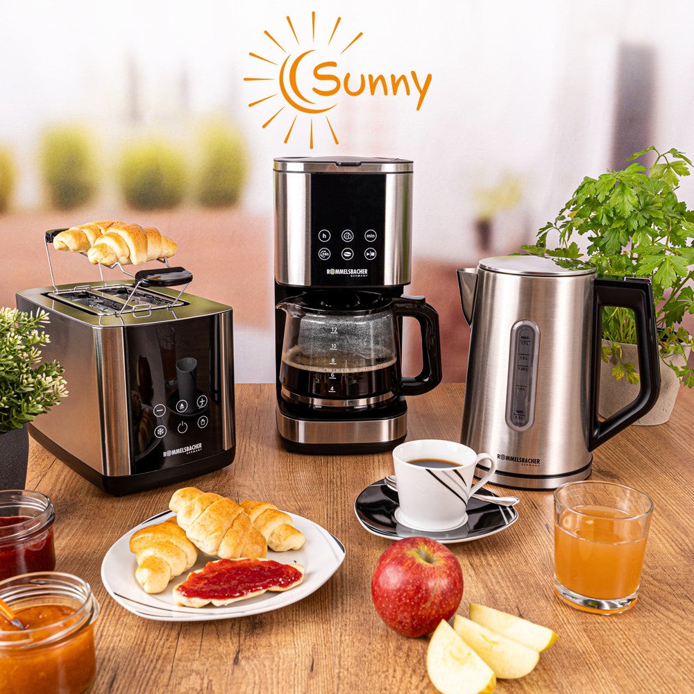 Samlingsbild Sunny frukostserie vattenkokare brödrost och kaffebryggare