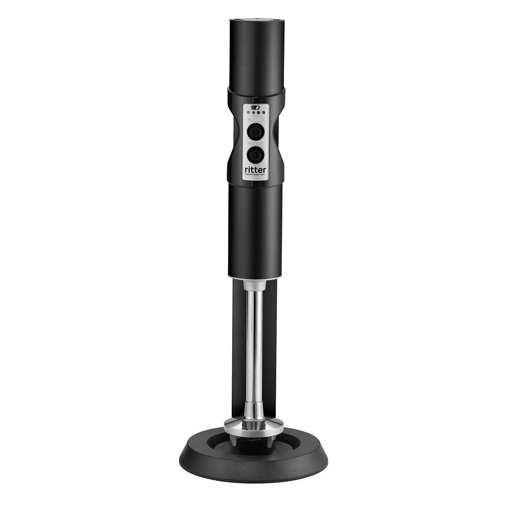 Ritter 628063 sladdlös stavmixer vertico⁷ Plus - Svart med 4 tillbehör I laddsäll