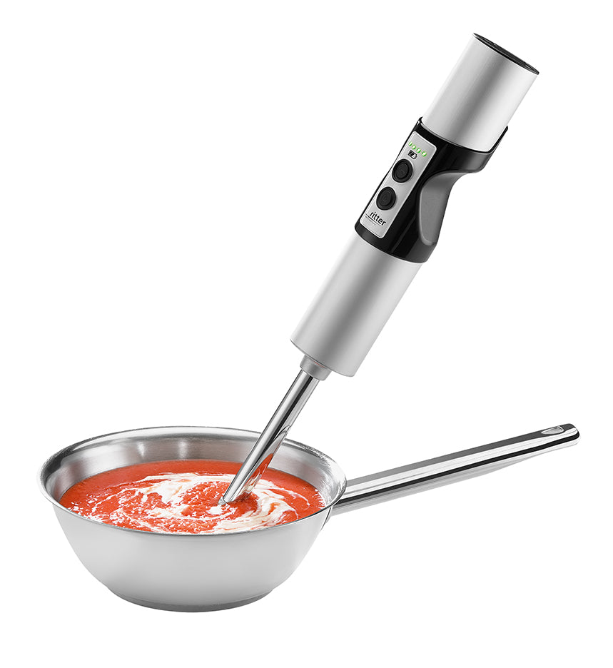 Ritter 628011 Vertico7 Stavmixer Arbetar i ett kokkärl