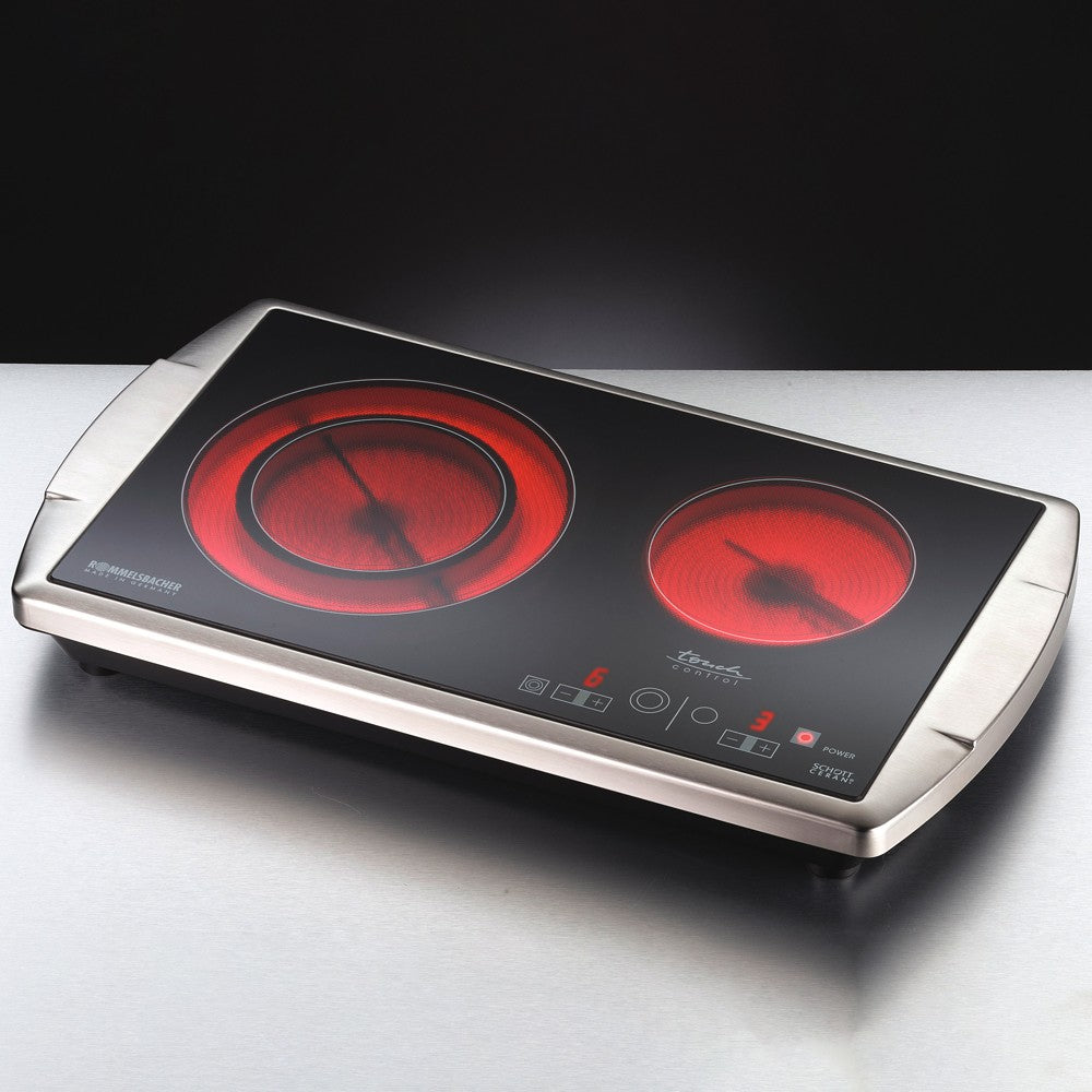 Rommelsbacher CT 3403/TC DUBBEL KOKPLATTA CERAN® Touch Control Med lysande zoner 