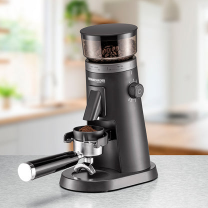 Rommelsbacher EKM 600 Premium Kaffekvarn Detalj dosering i filter