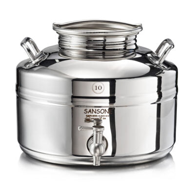 Sansone  F010EU-AQ rostfri vattenbehållare 10 liter med tappkran