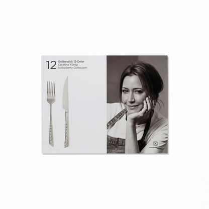 Presentkartong Catarina König 1210 Kött & Grillbestick Strawberry 12-delar