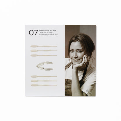 Förpackning Catarina König 1212 Skaldjursset Strawberry 7-delar i giftbox