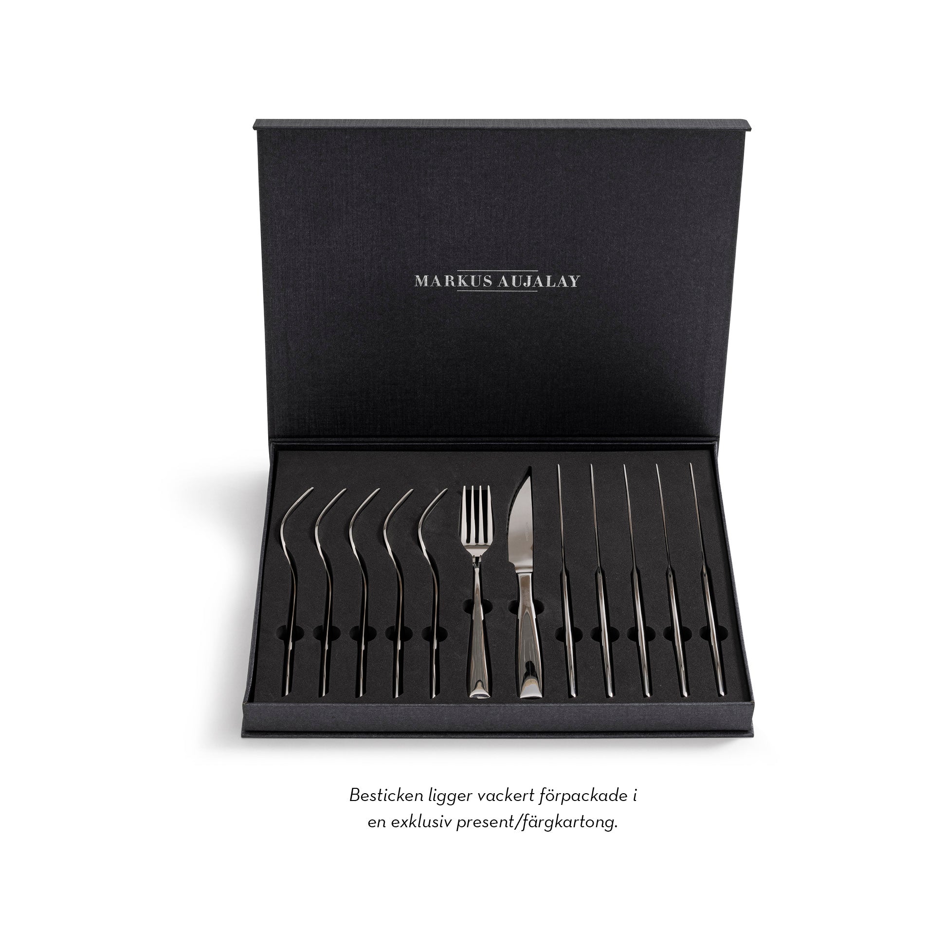 Markus Aujalay 1215C Kött- & grillbestick Signature 12 Delar i presentkartong