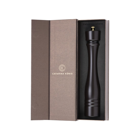 Catarina König 1216 Chocolate Collection Salt & Pepparkvarn Mörkbrun i giftbox