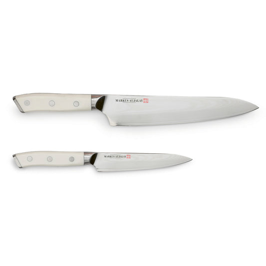 Markus Aujalay 1222 2-Dels Knivset Damaskus