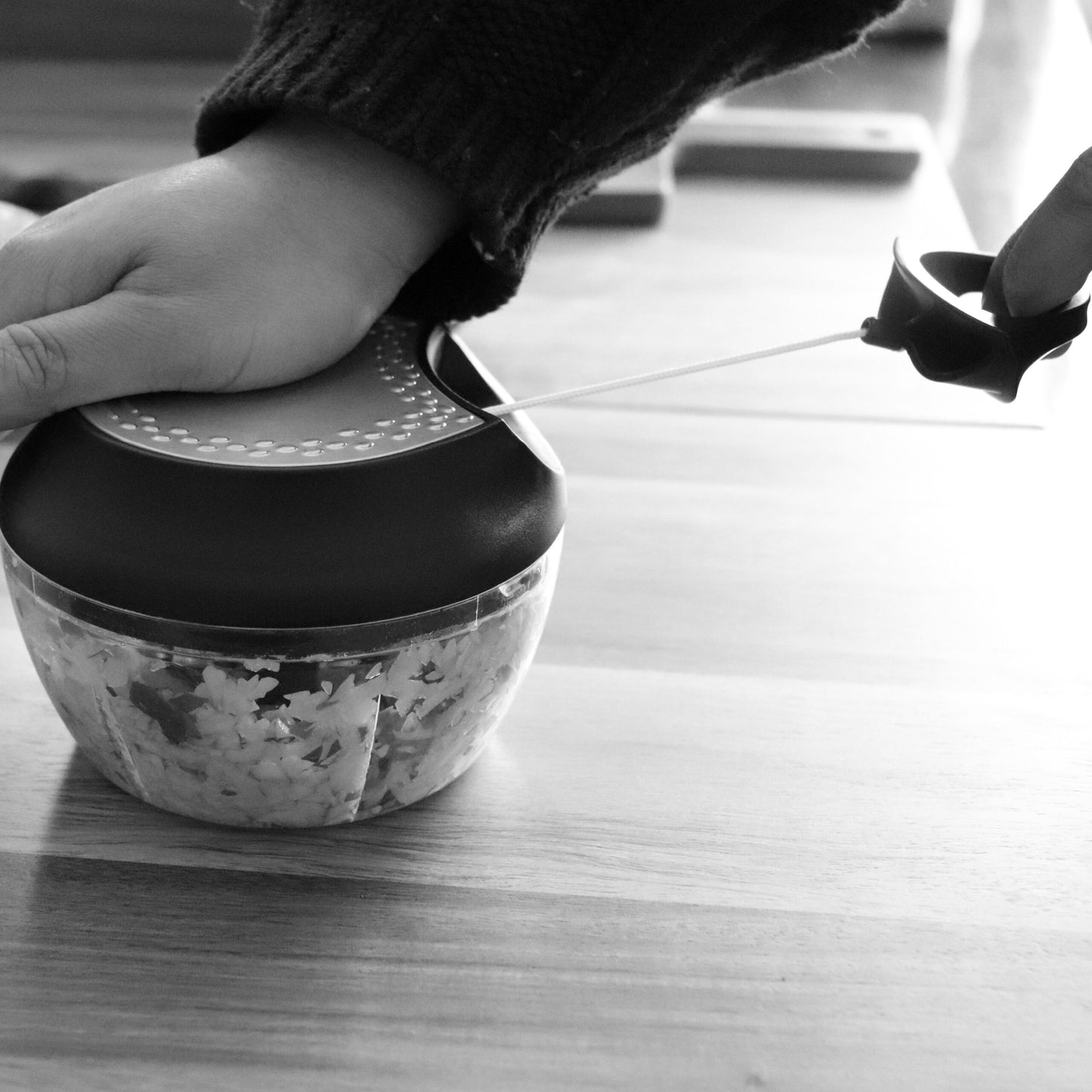 Miljöbild användning Catarina König 1223 Lökhackare Classic