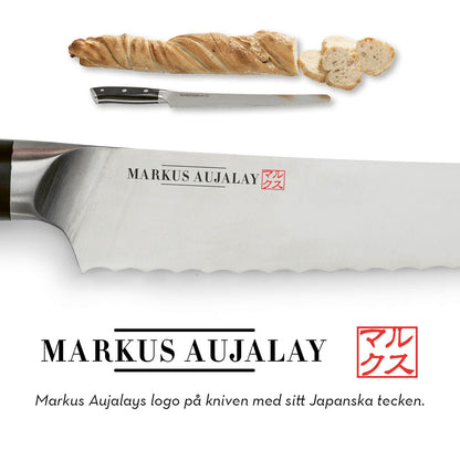 Detaljbild Markus Aujalay 1242 Brödkniv Classic 35cm