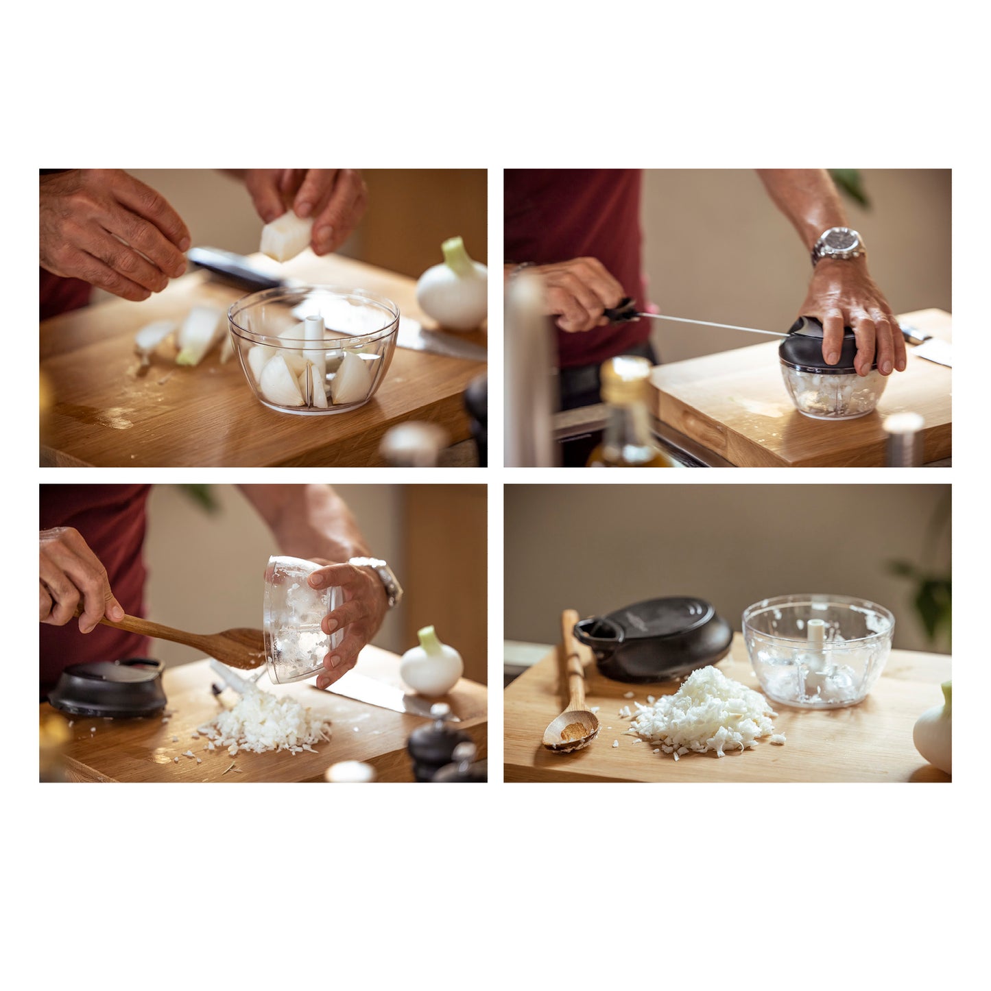 Markus Aujalay 1269C Lökhackare 4 bilder om olika användningar