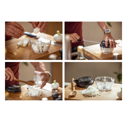 Markus Aujalay 1269C Lökhackare 4 bilder om olika användningar