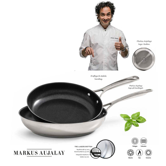 Markus Aujalay 9024 Stekpannor 2-pack