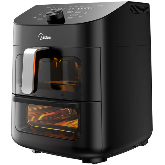 Midea 14216 Airfryer 2 i 1 Kombination med Ugn 6,4 + 4,4 Liter