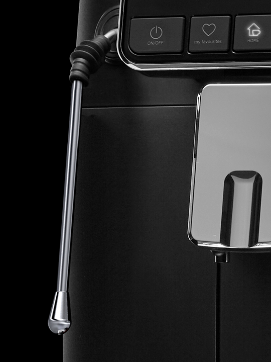 Dtaljbild Gaggia Cadorna Plus Barista espressomaskin ångskumningsrör