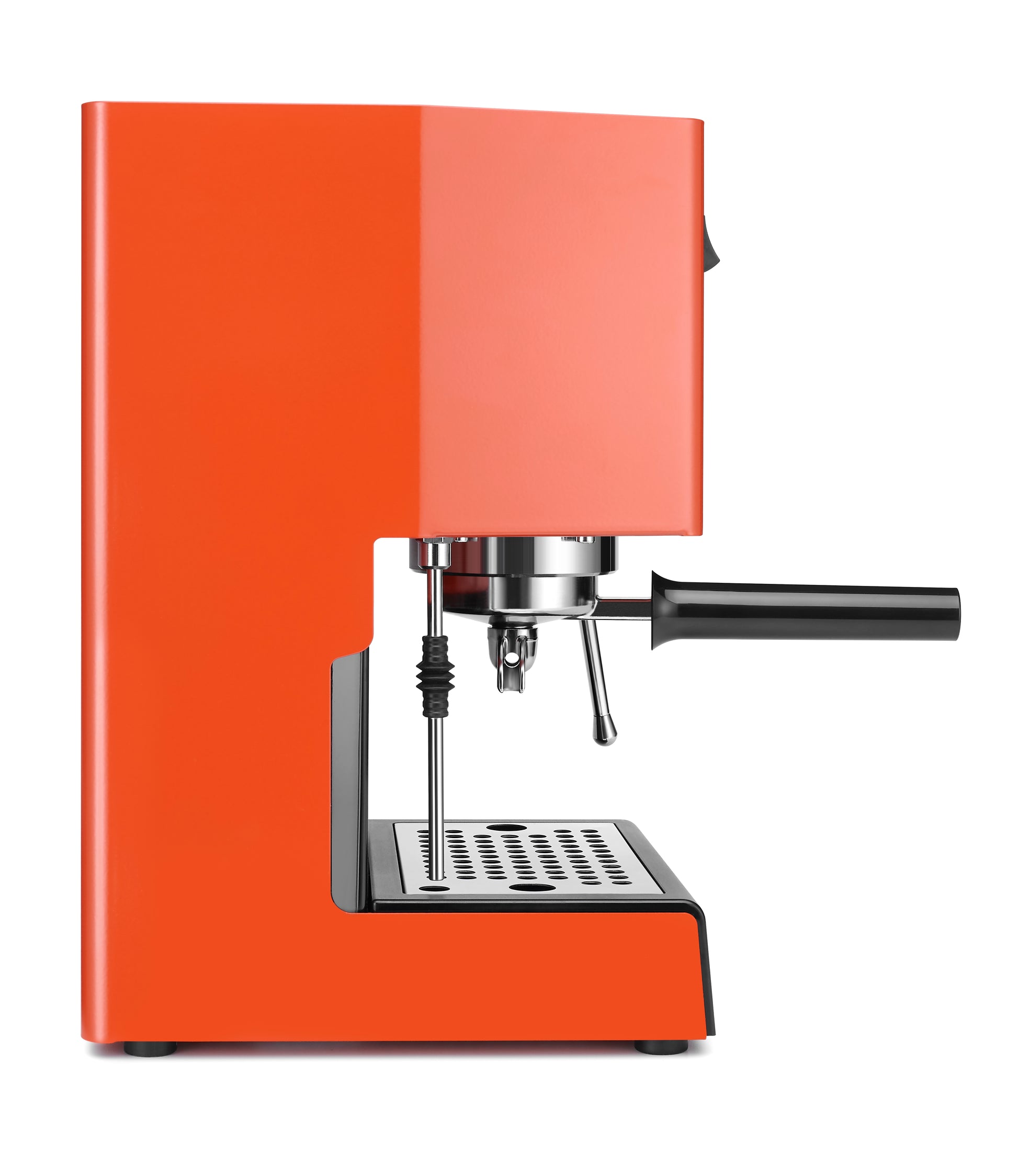 Gaggia Classic E24 espressomaskin i orange från sidan