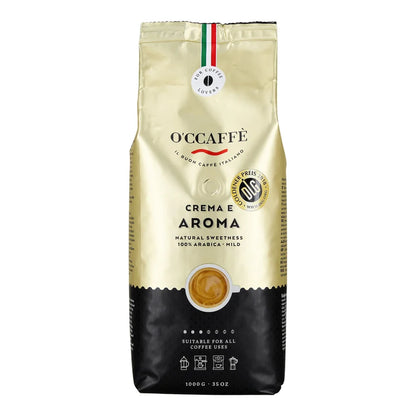 O'Ccaffè Crema e Aroma 100 % Arabica kaffebönor 1 kg