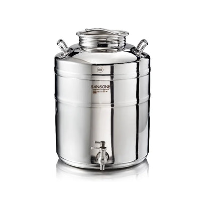 Sansone  F020EU-AQ rostfri vattenbehållare 20  liter med tappkran