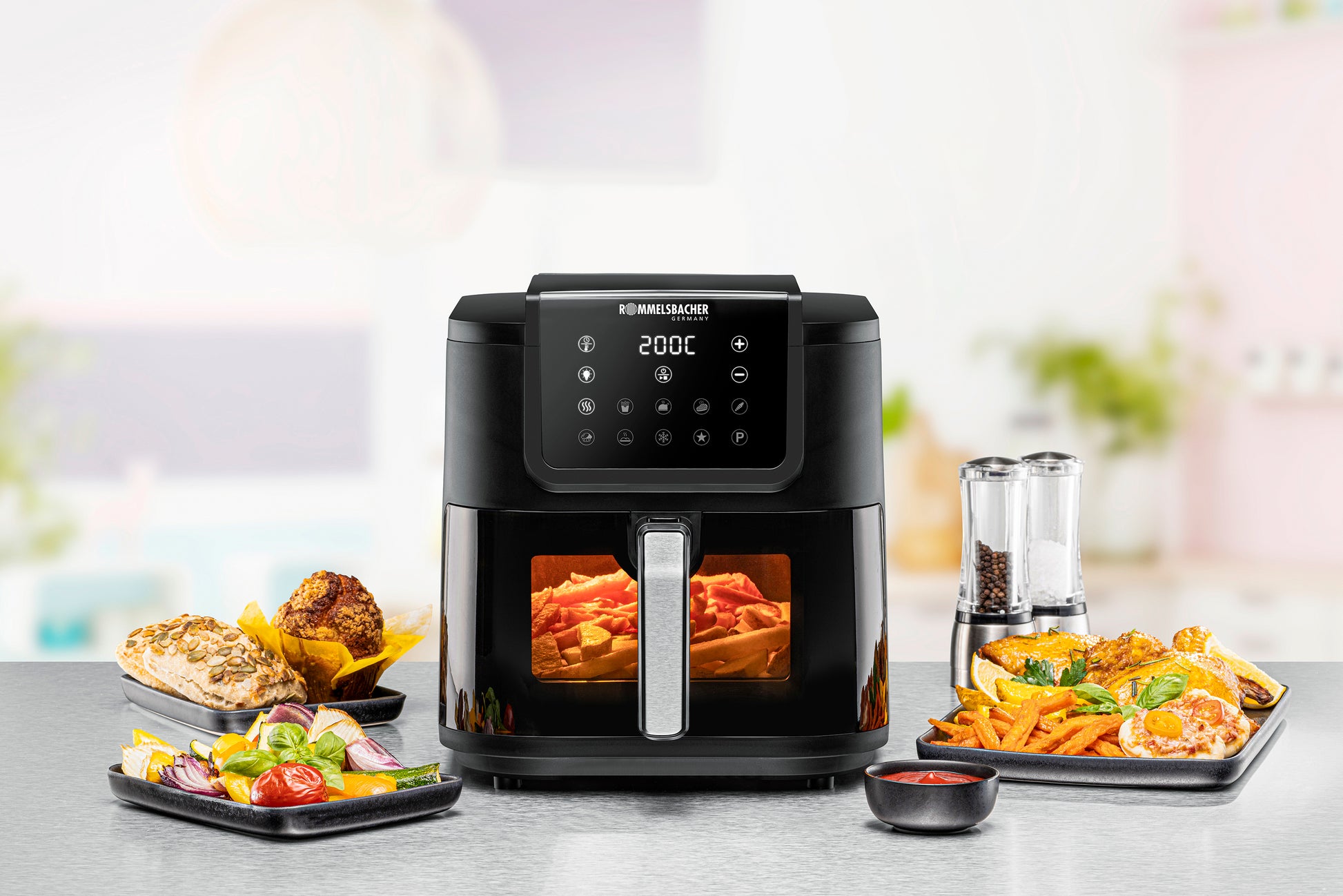 Rommelsbacher FRH 1700 Airfryer 8 liter Miljö