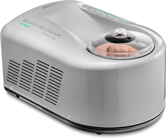 Nemox Gelato Pro 1700 UP I-Green Glassmaskin Silver Närbild