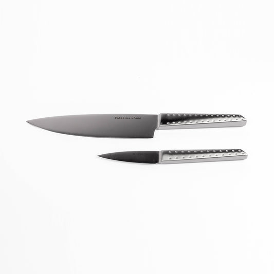 Catarina König 1204 Strawberry  Knivset 2-delar Kock+Skalkniv i giftbox