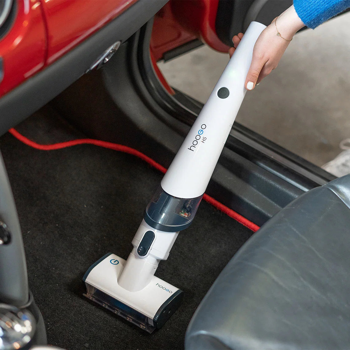 Hoogo H5 Handdammsugare 2-i-1 med motoriserat munstycke