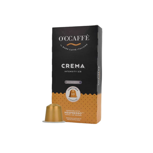 O'Ccaffè Crema kaffekapslar 10-pack för Nespresso® Original