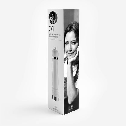 Catarina König 1208 Salt- & pepparkvarn Vit 32cm