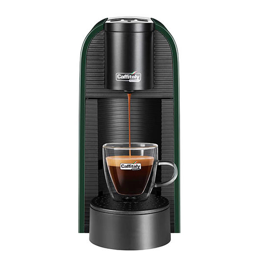 Caffitaly 24111 kapselmaskin Volta S36 Grön framifrån